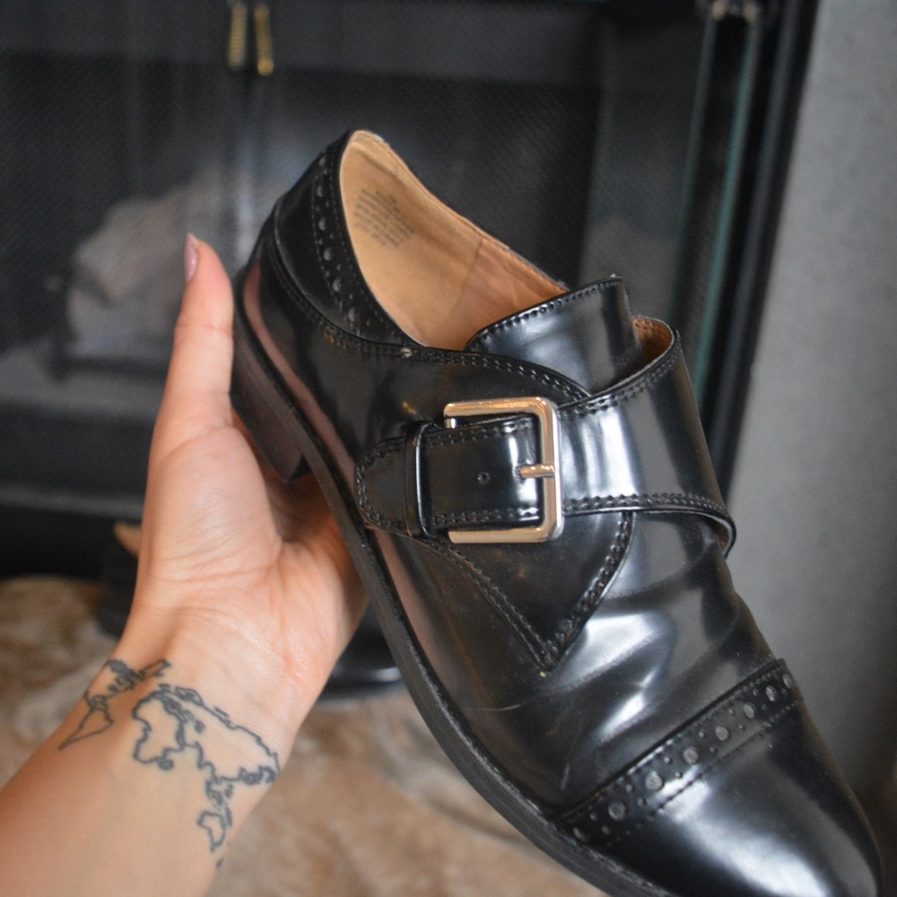 Nine West Black Loafer Shoes 👞